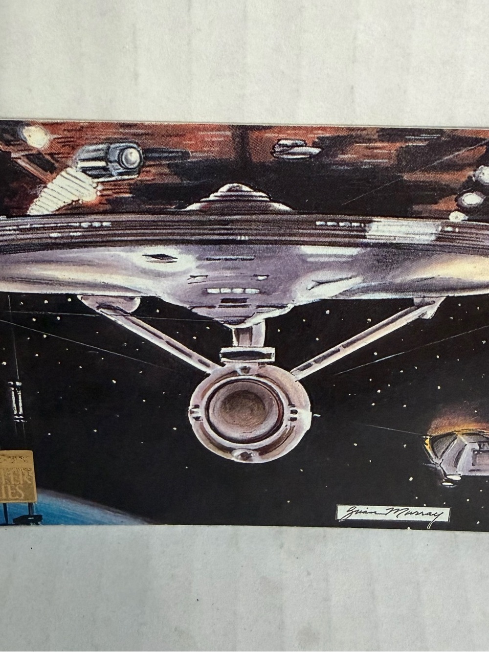 1994 Skybox Master Series Star Trek Refitted USS Enterprise #62 Trading card